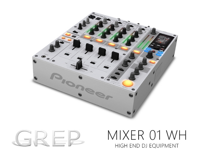 *+:. GREP .:+* Mixer * 01 * White - Copy -