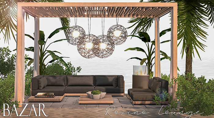 ~BAZAR~Rovino outdoor lounge PG