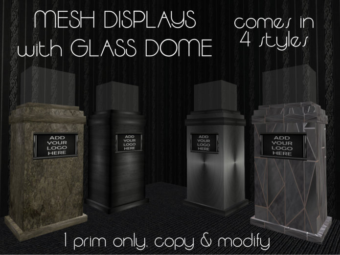 Mesh Displays Glass Dome