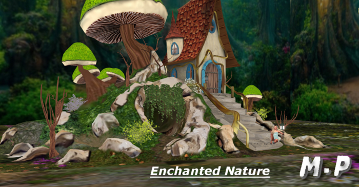 M.P tiny fairy house 'enchanted nature'