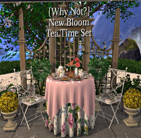 08{Why Not?} New Bloom Tea Time Plate