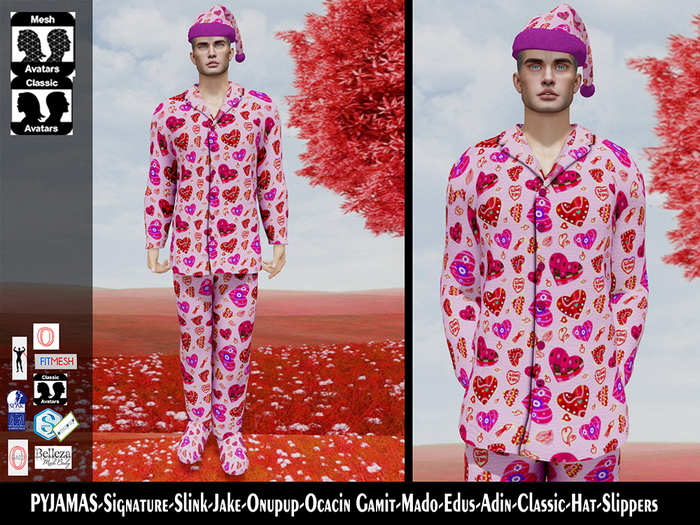 [NF] - Male Valentine Pyjamas - [Pyjama set-Eros]4 - Valentine Costumes