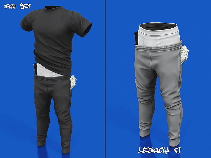 Poppin. Fab Sweatpants (Grey)