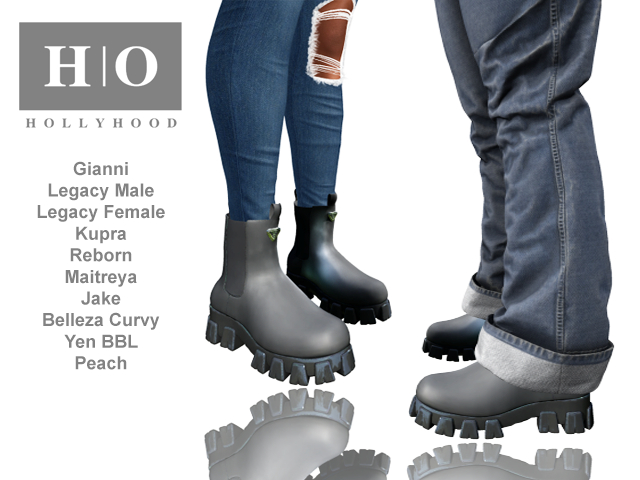 DEMO Hollyhood Chealsea Rugged Boots - 10 COLORS