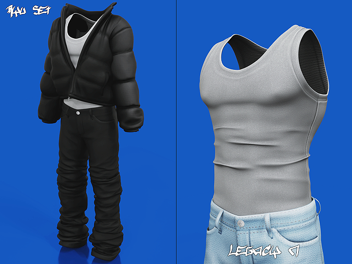 Poppin. Ryu Tank (Grey)