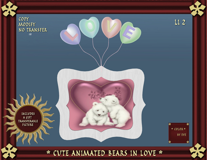 Cute Animated Bears in Love II
