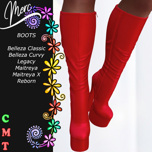 M - Boots KL - Red #3 - Unpack