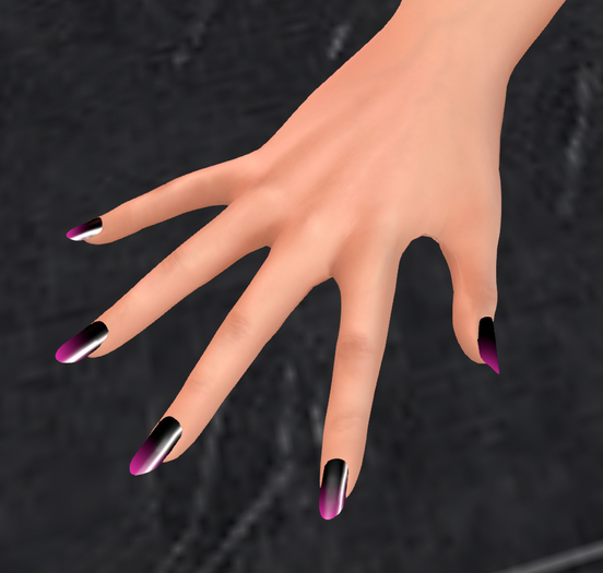 [TNB] Black to Pink LucyBody Nails FREE
