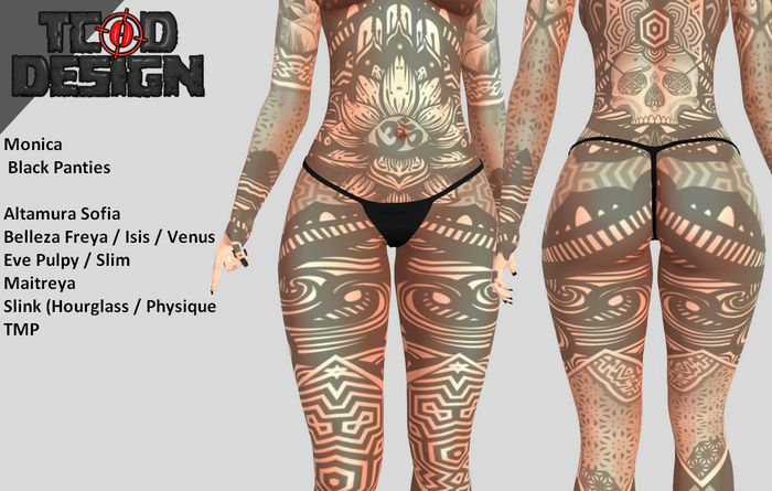 Panties ~ Monica [Black]...