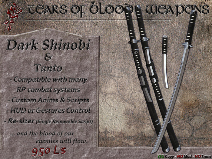 Tob Dark Shinobi & Tanto