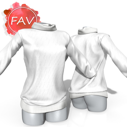 White Oversized Sweater