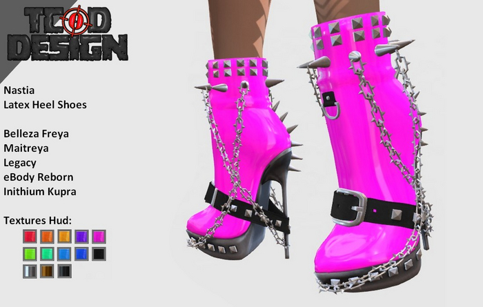 Latex Heel Shoes ~ Nastia [DEMO]