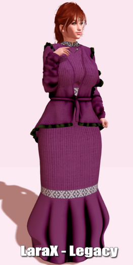 !!! Revna !!! 520 Pink 30s Fashions Dress