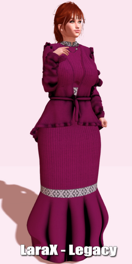 !!! Revna !!! 520 Hot Pink 30s Fashions Dress