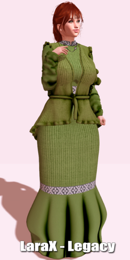!!! Revna !!! 520 Lime 30s Fashions Dress
