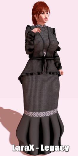 !!! Revna !!! 520 Black 30s Fashions Dress