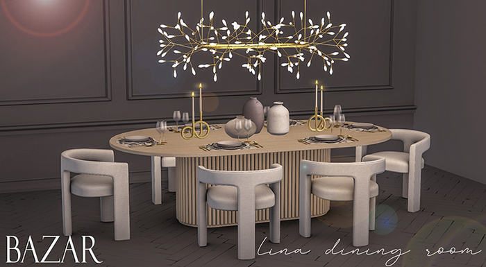 ~BAZAR~Lina Dining set