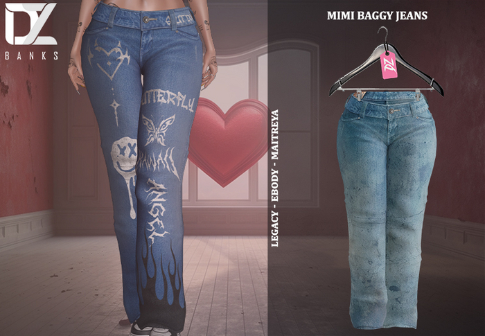 [DZ] Mimi Bleached Low Rise Jeans! UNPACK