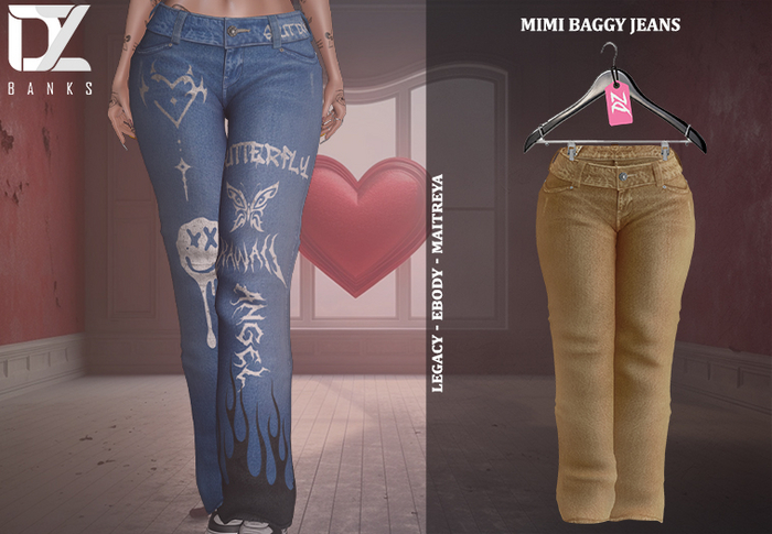 [DZ] Mimi Caramel  Low Rise Jeans! UNPACK
