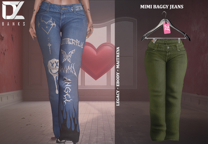 [DZ] Mimi Green  Low Rise Jeans! UNPACK