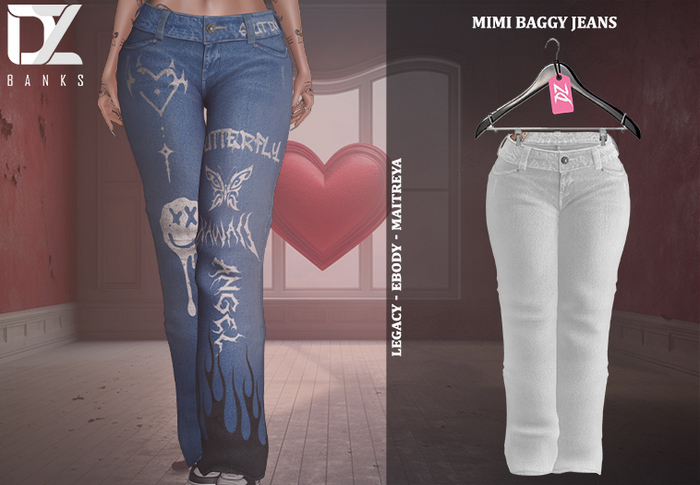[DZ] Mimi White Low Rise Jeans! UNPACK