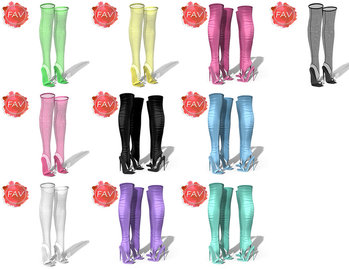 FATPACK Stockings Heels