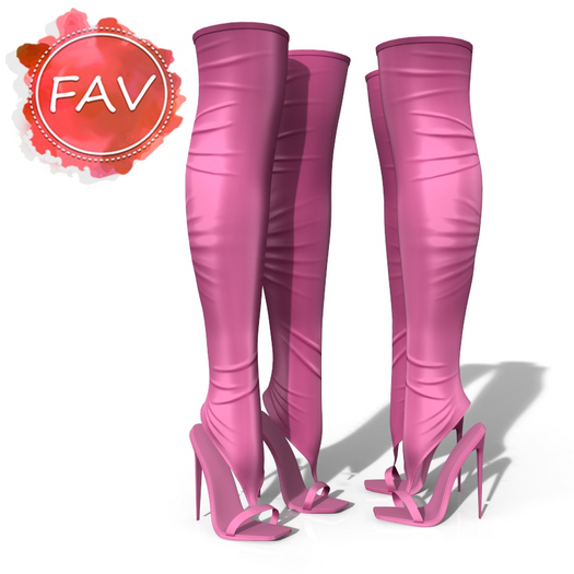 Pink Stockings Heels