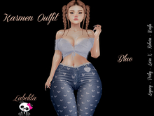 [LABELITA] Karmen Outfit Blue