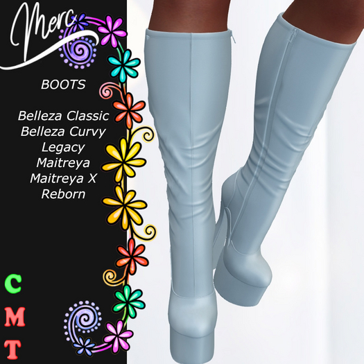 M - Boots KL -  Blue Powder #26 UNPACK