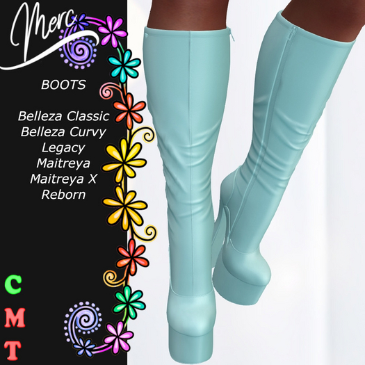 M - Boots KL - Turquoise L #30 UNPACK