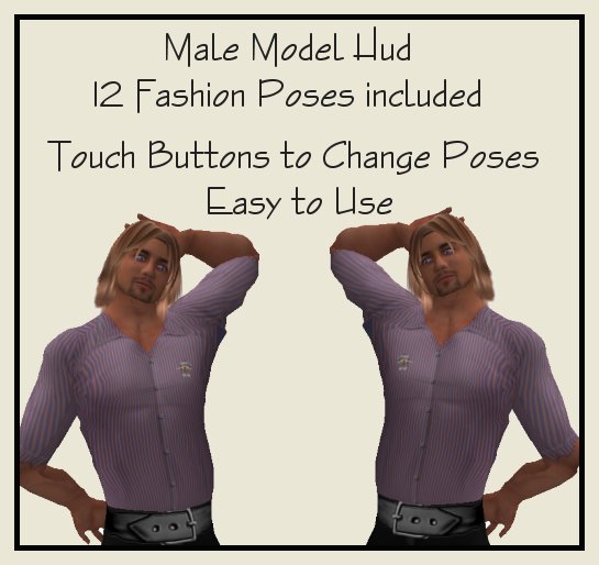 MALE Modeling Hud BOXED