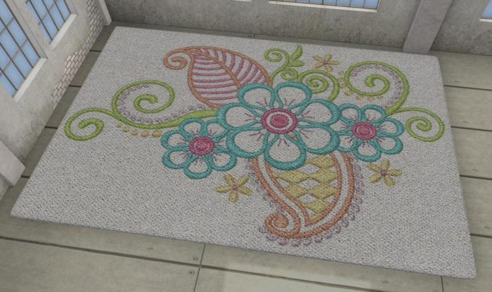 || When I'm Bored || Mesh Carpet || 1LI || Flower 09 
