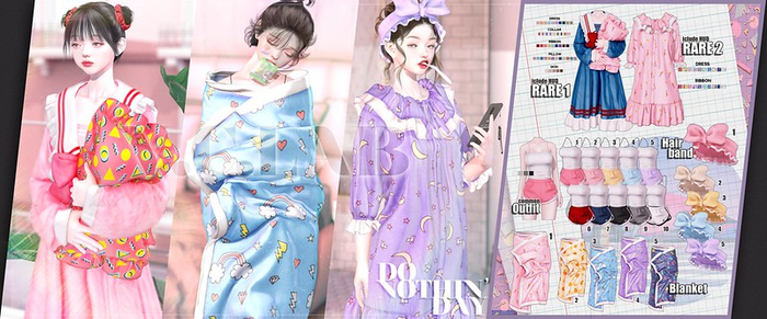 [V.C.LAB] Do Nothin' Day GACHA. blanket 05