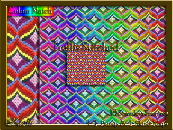 Trellis Stitched Seamless Texture Pack