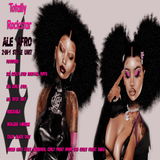 TOTALLY ROCKSTAR - ALE AFRO 2-IN-1 STYLE