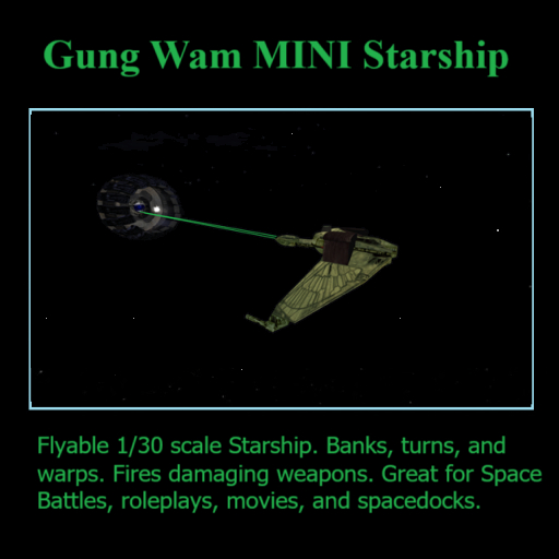 Gung Wam MINI Starship boxed