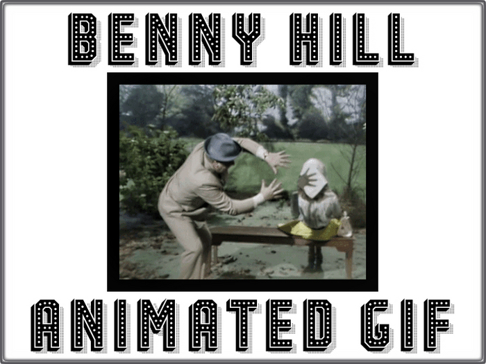 ☻ ~~ Benny Hill_Shadow Hands 2 *Animated Gif * Watch It In Action *