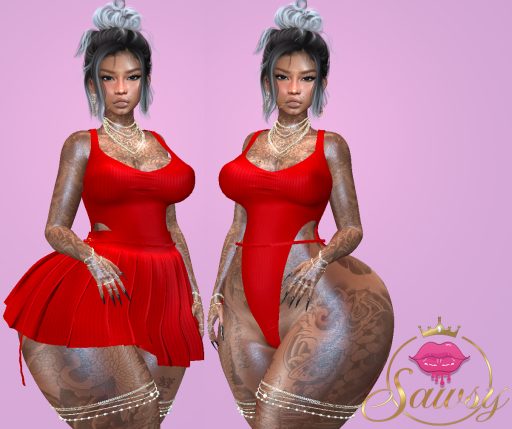 -S- Asha Outfit  Red