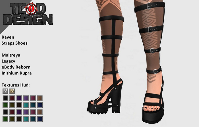 Straps Shoes ~ Raven [DEMO]