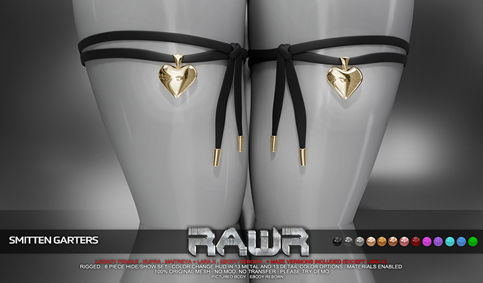 RAWR! Smitten Garters DEMO (add me)