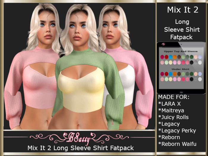 *BSASSY* MIX IT LS TOP 2 FATPACK