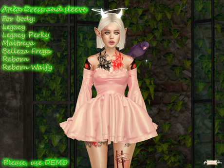 Second Life Marketplace - pLEach. Ania Set Strawberry