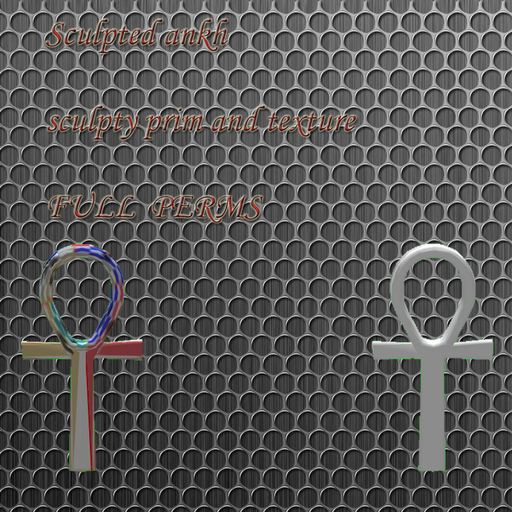 Sculpty ankh