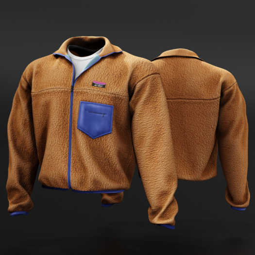 ardor* - fleece jacket (orange)