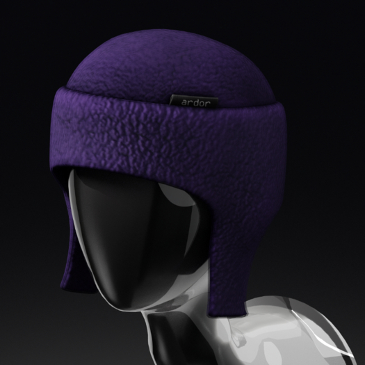 ardor* - fleece cap (purple)