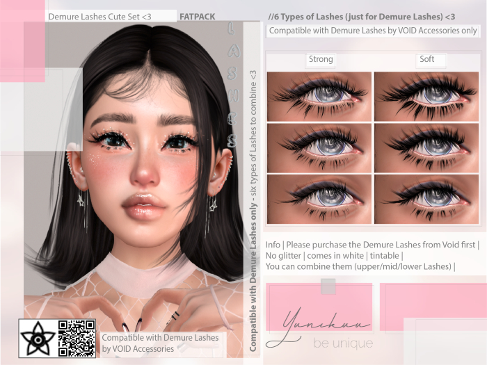 Yunikuu - FATPACK Demure Lashes Cute