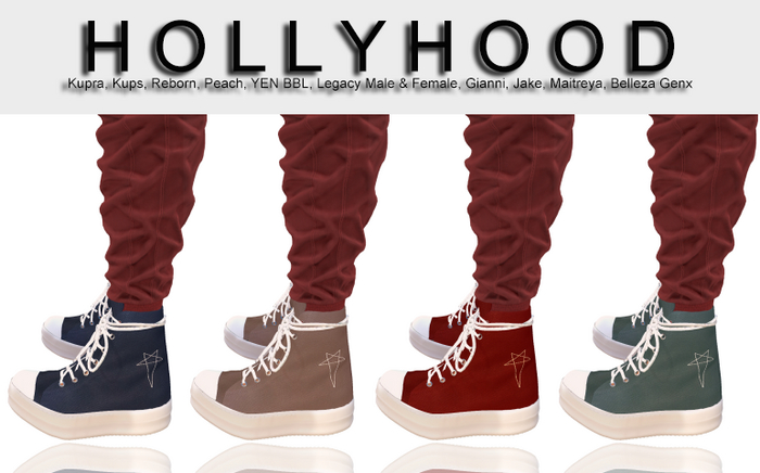 Hollyhood Trick Show Bump GOTH Sneakers
