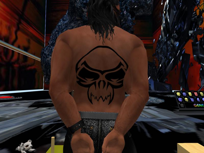 VampSkullLowerBackTattoo