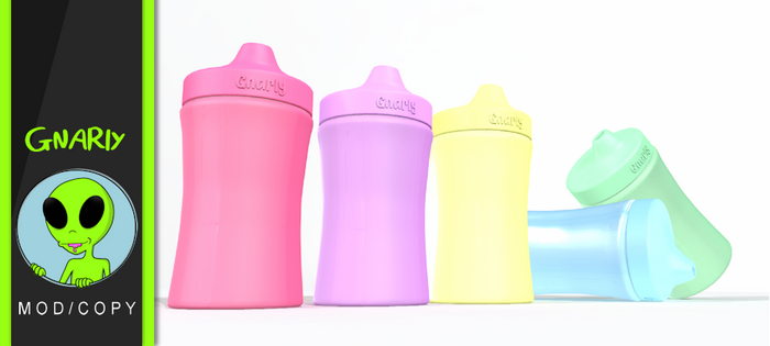 Gnarly. - Sippy Cup Set - Blue