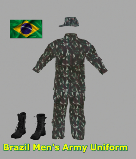 Brazil Men's Army Uniform
